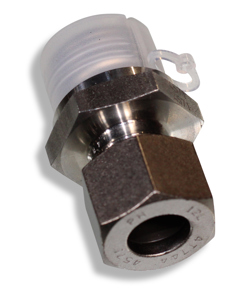 End screw union GE12-PLR 1/2" m EN228 f/sealing ring 1.4571